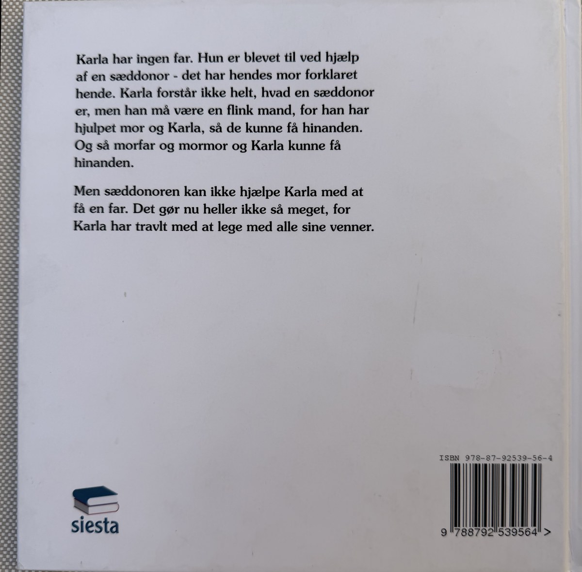 Bagside: Hvor er Karlas far?